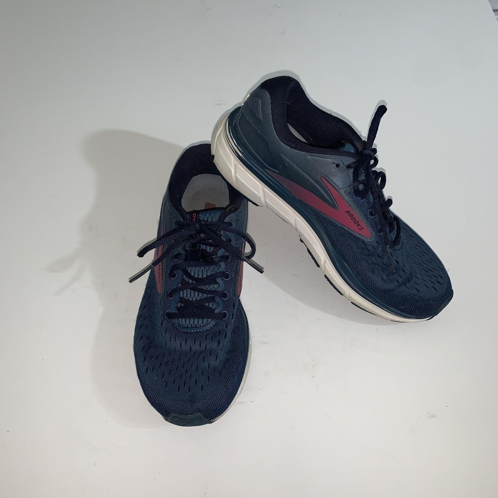 Brooks Dyad 11 Shoes Womens Size 9.5 Blue Mesh Running Sneakers 1203121D490